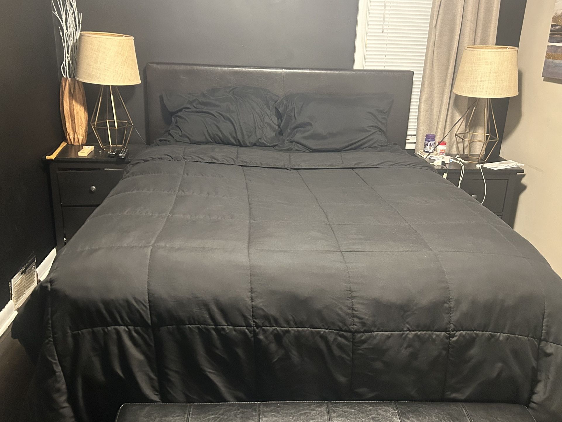 Queen Size Bed Frame And Mattress 