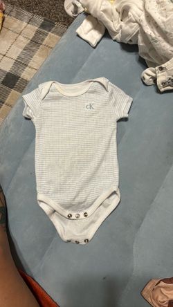 Calvin Klein 0-3 month onesie for boys