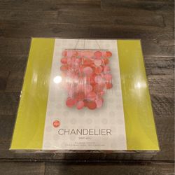Wall Pops Chandelier Brand New Pink Pearl 