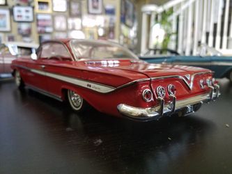 1/18 Custom 1961 Impala SS w/ Dayton Rims. Has a spare Dayton Rim/Tire. Comes w/Original Box. Display only. $200