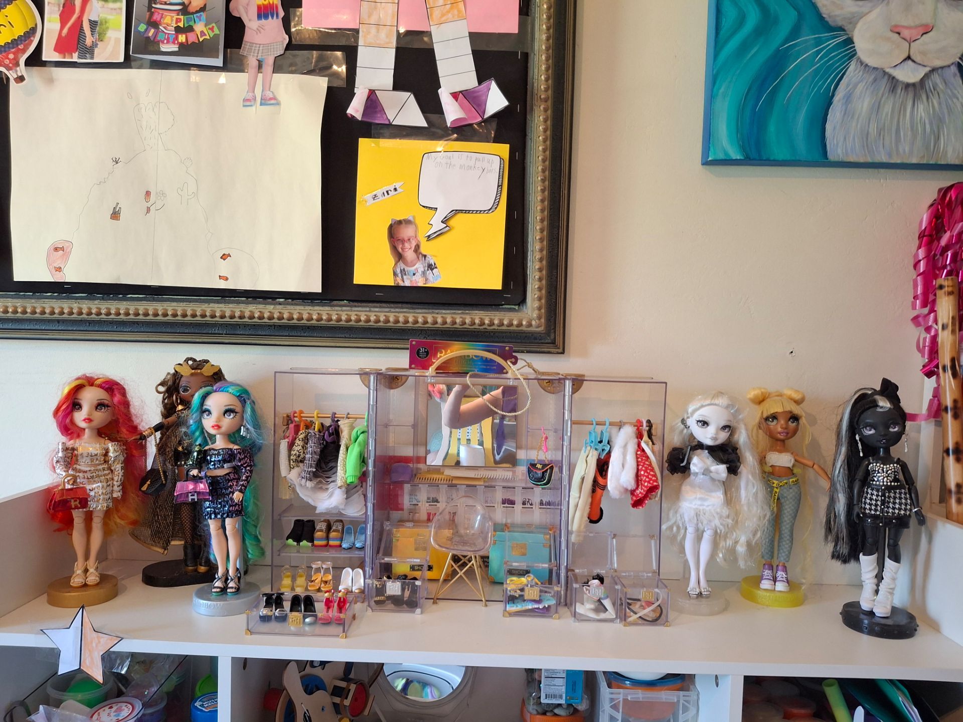 Rainbow High Dolls and Closet