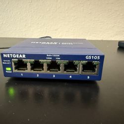 Netgear GS105 5-Port Gigabit Network Switch Hub