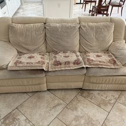 Italian Leather Sofa Couch