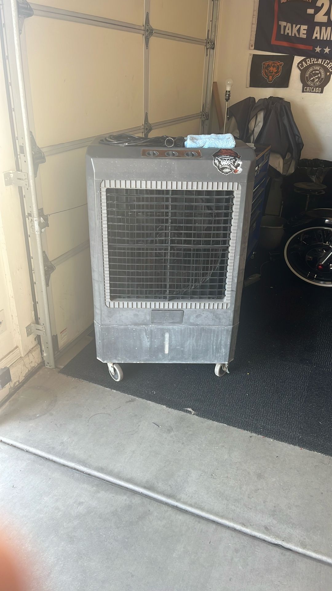 Large WATER COOLED CONSTRUCTION FAN