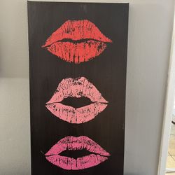 Wall decor Kisses painting