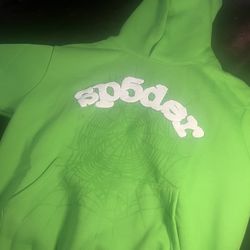 Green Spi5der Hoodie