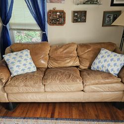 Leather Couch 
