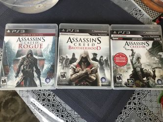 Assassins creed games ps3