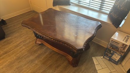 Ornate Wood Coffee Table