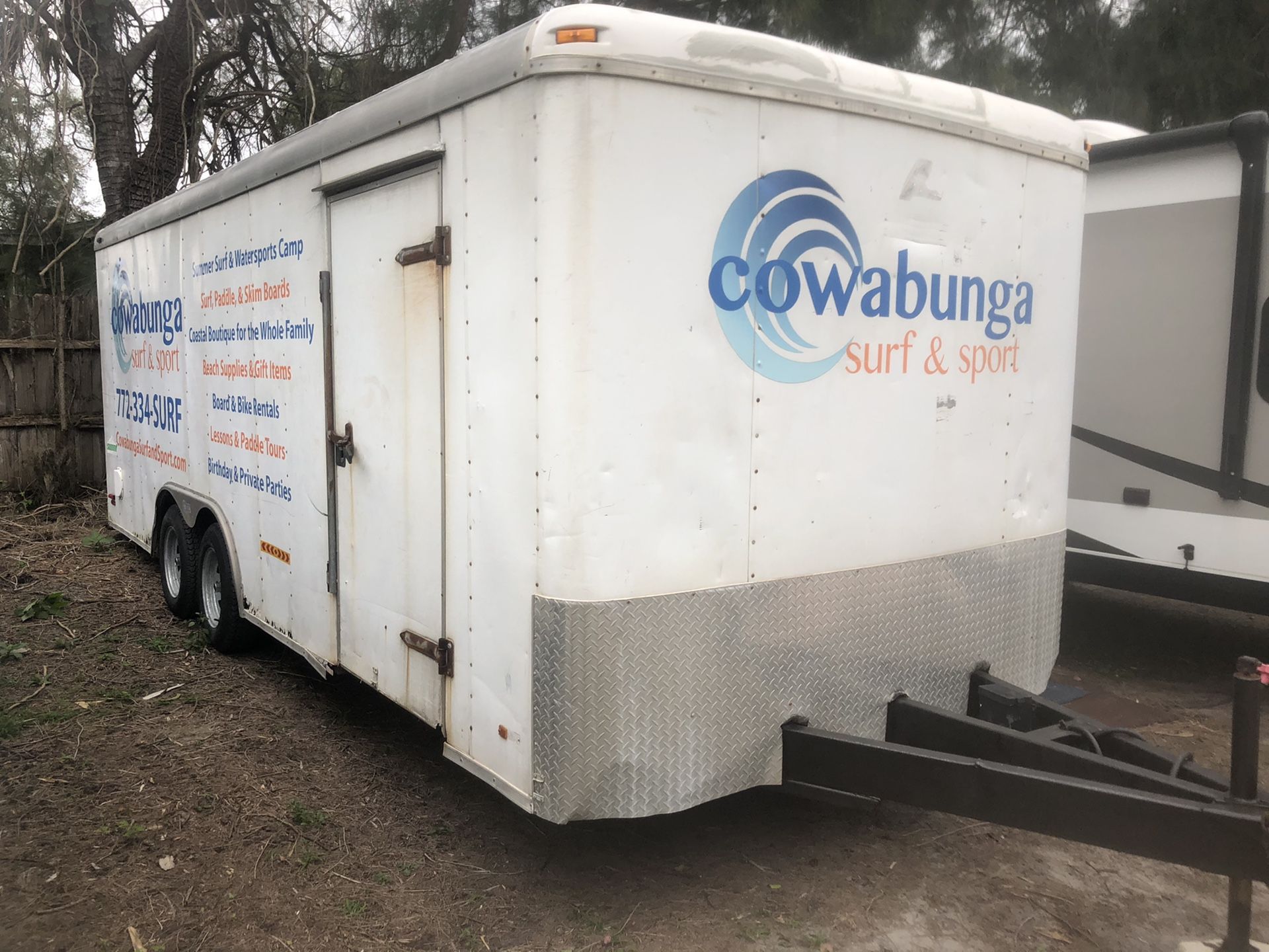 8x20 enclosed trailer