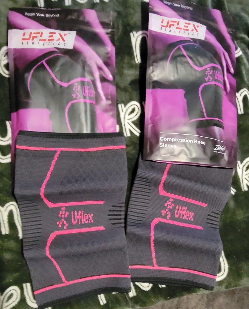Uflex athletic compression knee sleeves 1 Set. $10.