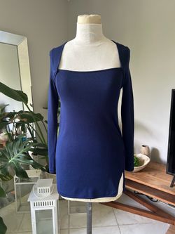 Zara Navy Blue Mini Dress