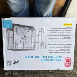Small Metal Dog Crate 