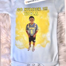 Personalized UCLA Baby Onesie 💛 order your onesies to your liking 
