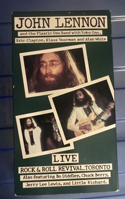 Vintage John Lennon And The Plastic Ono Band VHS 1988