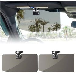 Universal Solar visor for truck , pack of 2 polarized/Visera solar para camioneta, paquete de 2 extensores polarizados