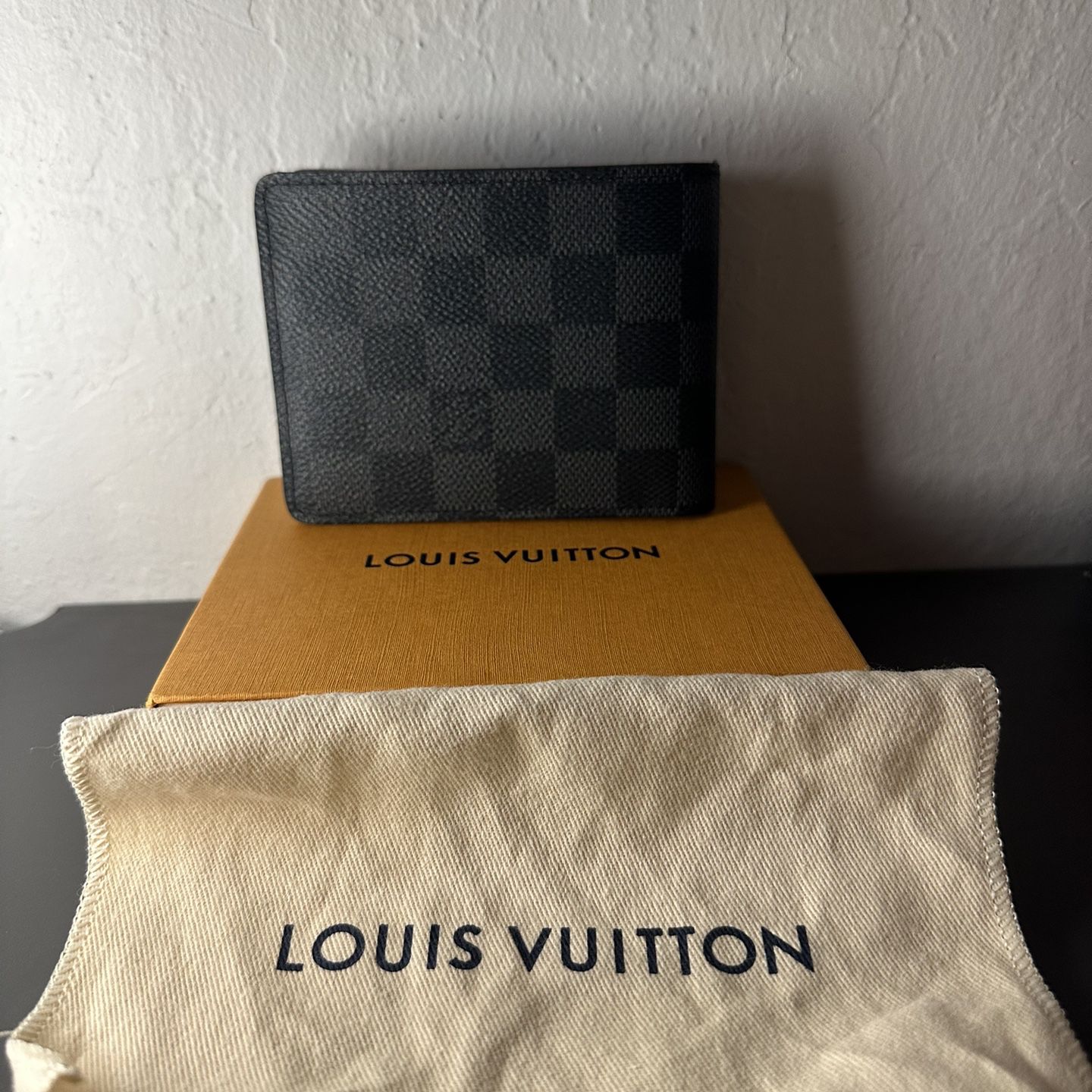 Louis Vuitton Multiple Wallet - Damier Graphite Canvas - Depop