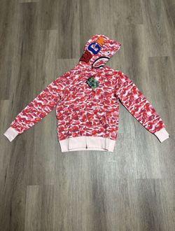 Pink Camo Bape Hoodie 