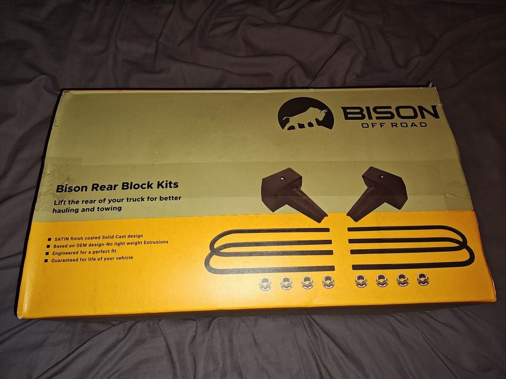 Bison Off-road 5 Inch Rear Lift Block Kit 09-14 F-150