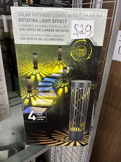 Solar pathway lights 4 pack