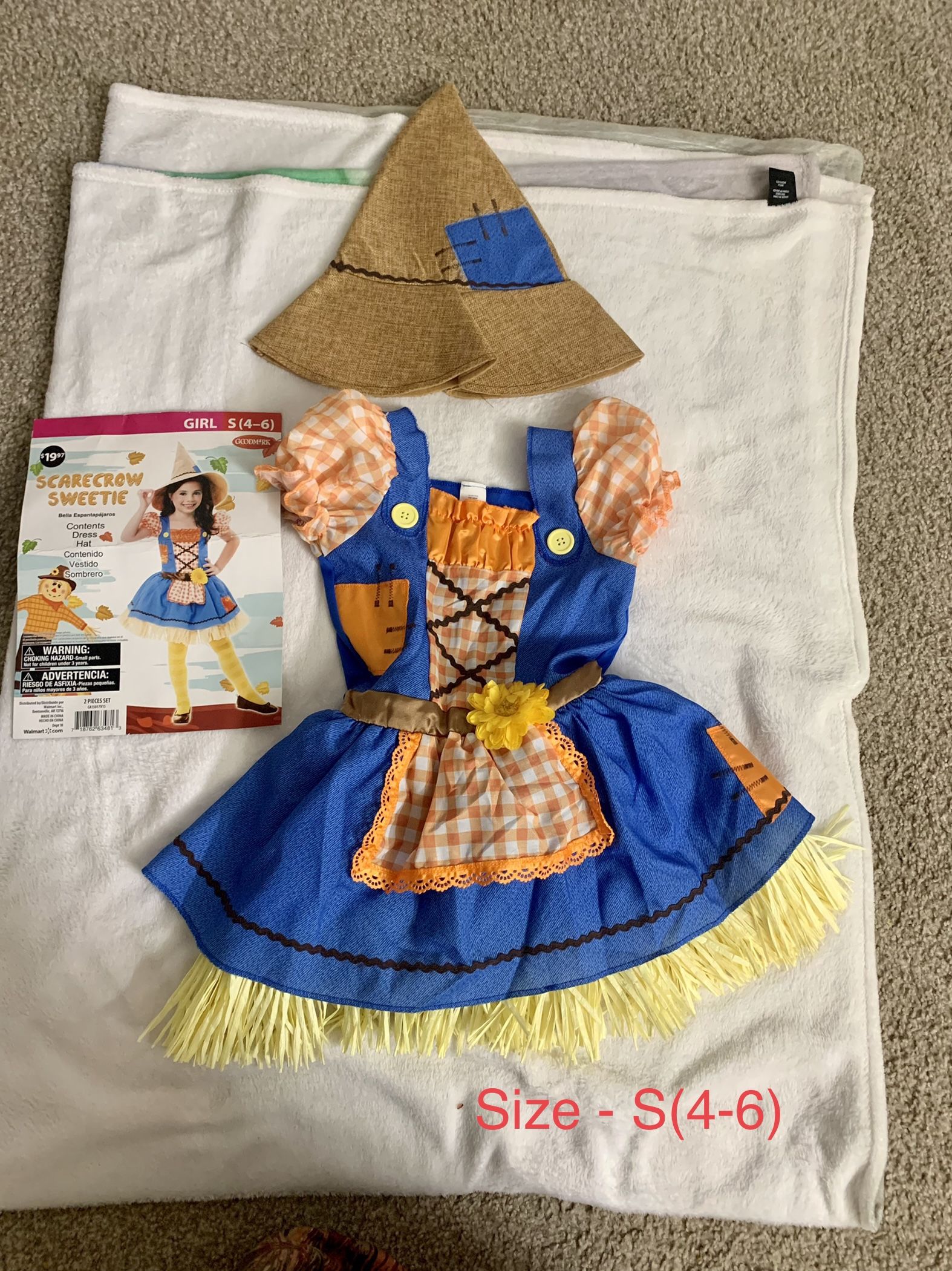 Halloween - Scarecrow Beauty Costume - S(4-6)