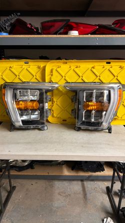 Ford f150 f-150 f 150 left right headlight 2021 2022 2023