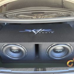 Skar dual 12 inch subs