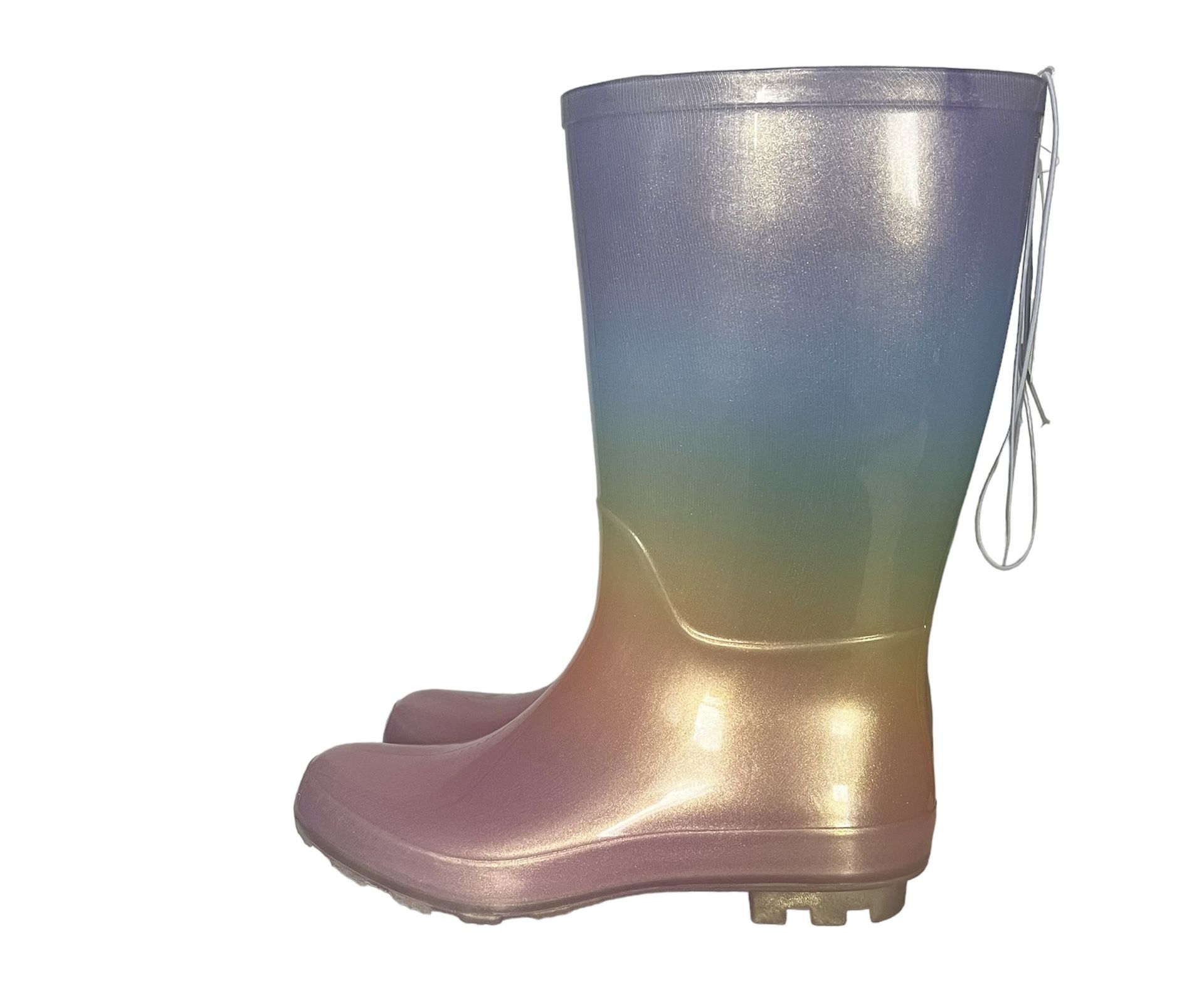 Cat & Jack Girls Cece Rain Boots Multicolor New Size 5