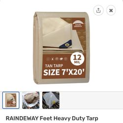 Heavy Duty Tan Tarp