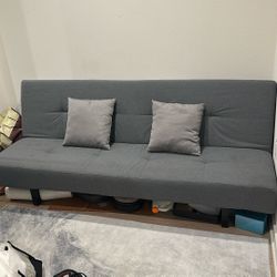 Sleeper Sofa, Vissle Grey (with two pillows)