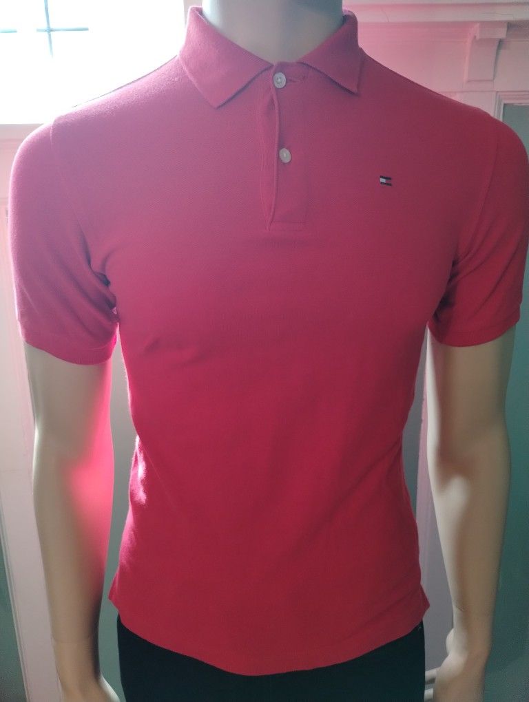 Youth/Men's Tommy Hilfiger Red Polo Size Medium