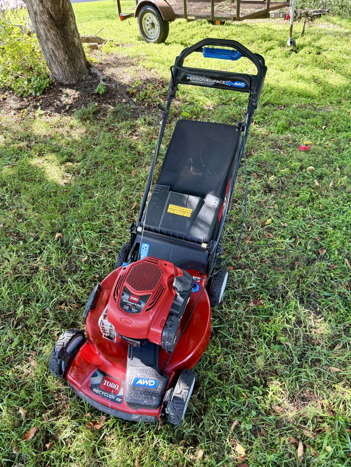 Toro 22” Personal Pace AWD (All Wheel Drive) lawn mower