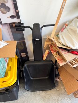 Hoverboard with seat attachment