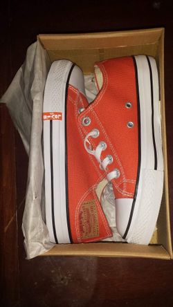 Levi's orange shoes