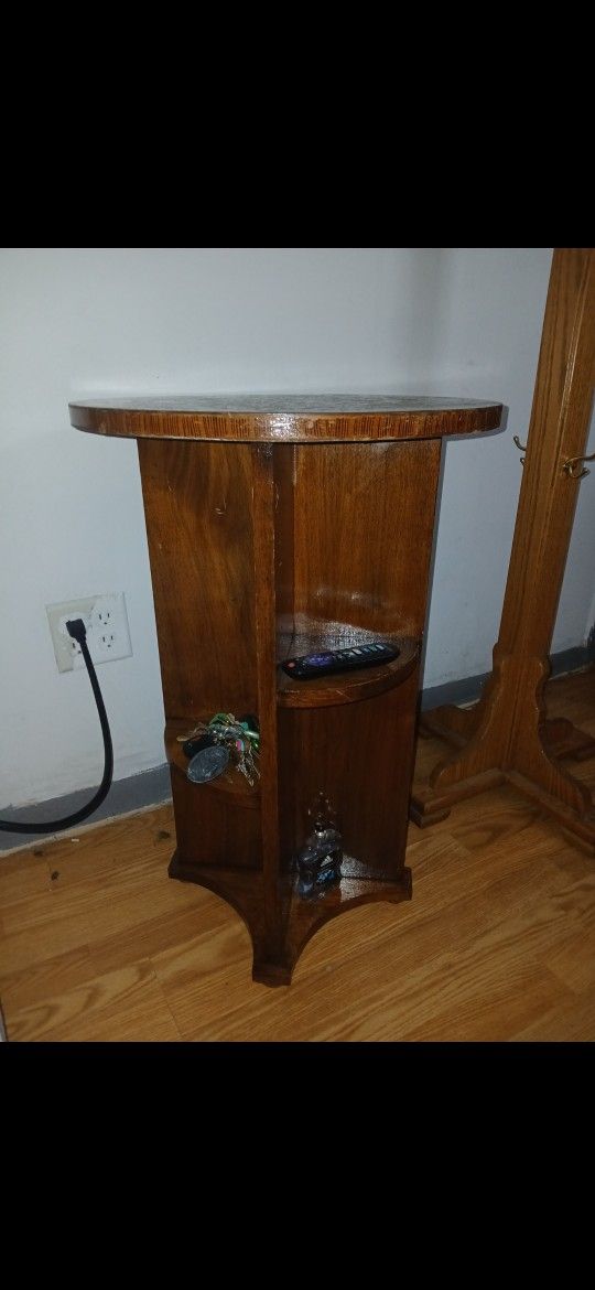 Solid Wood Side Table 18" By 18" 28" Tall