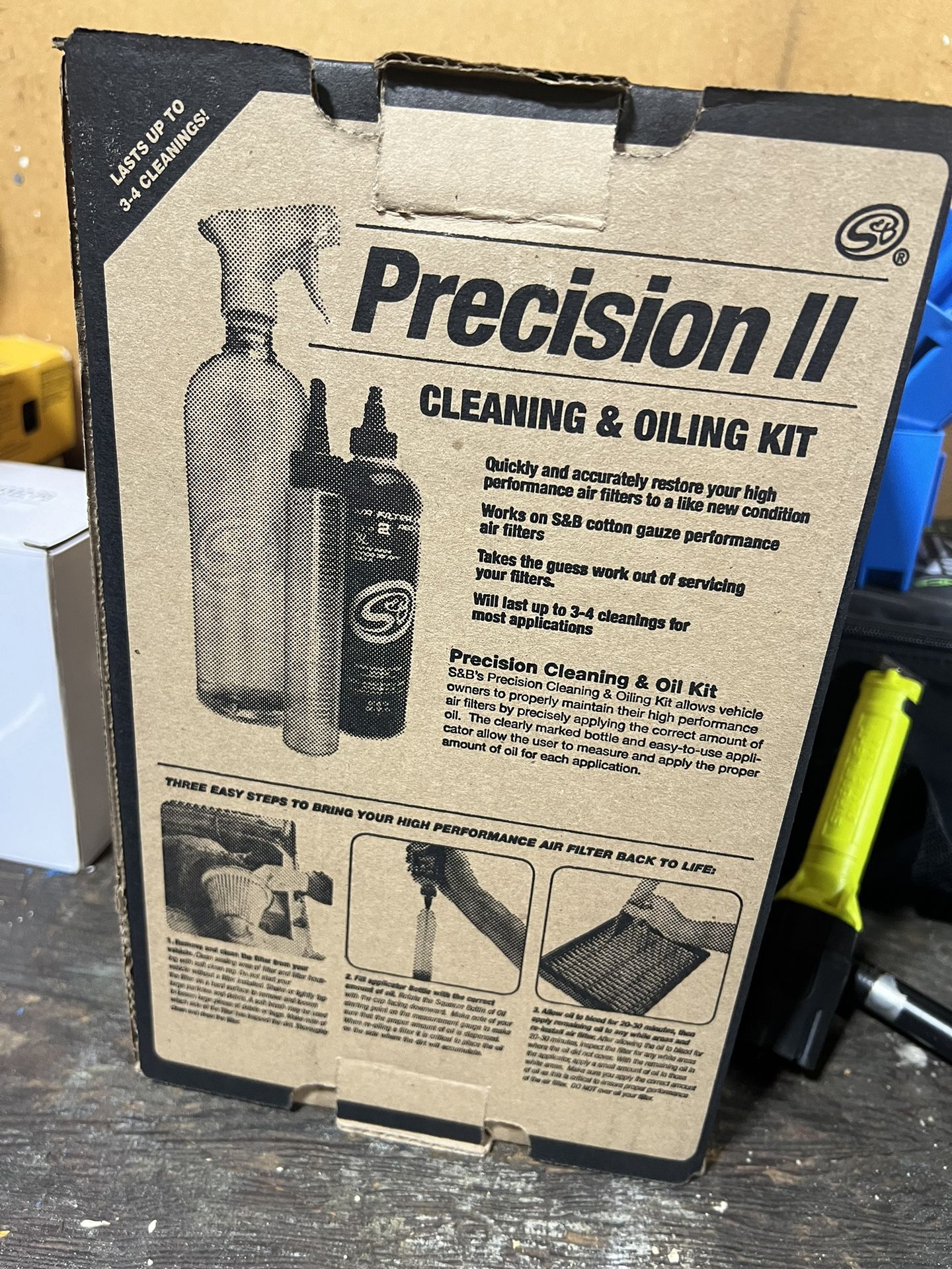 S&B Cold Air Intake Filter And Cleaning kit Tundra
