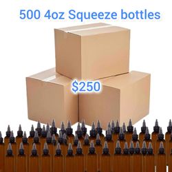 50  4 Oz Squeeze Bottles 