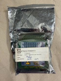 NEW ZF Marine (contact info removed) Panel Transfer Unit Rev-A/03 74.00.0017.01 Sealed NOS