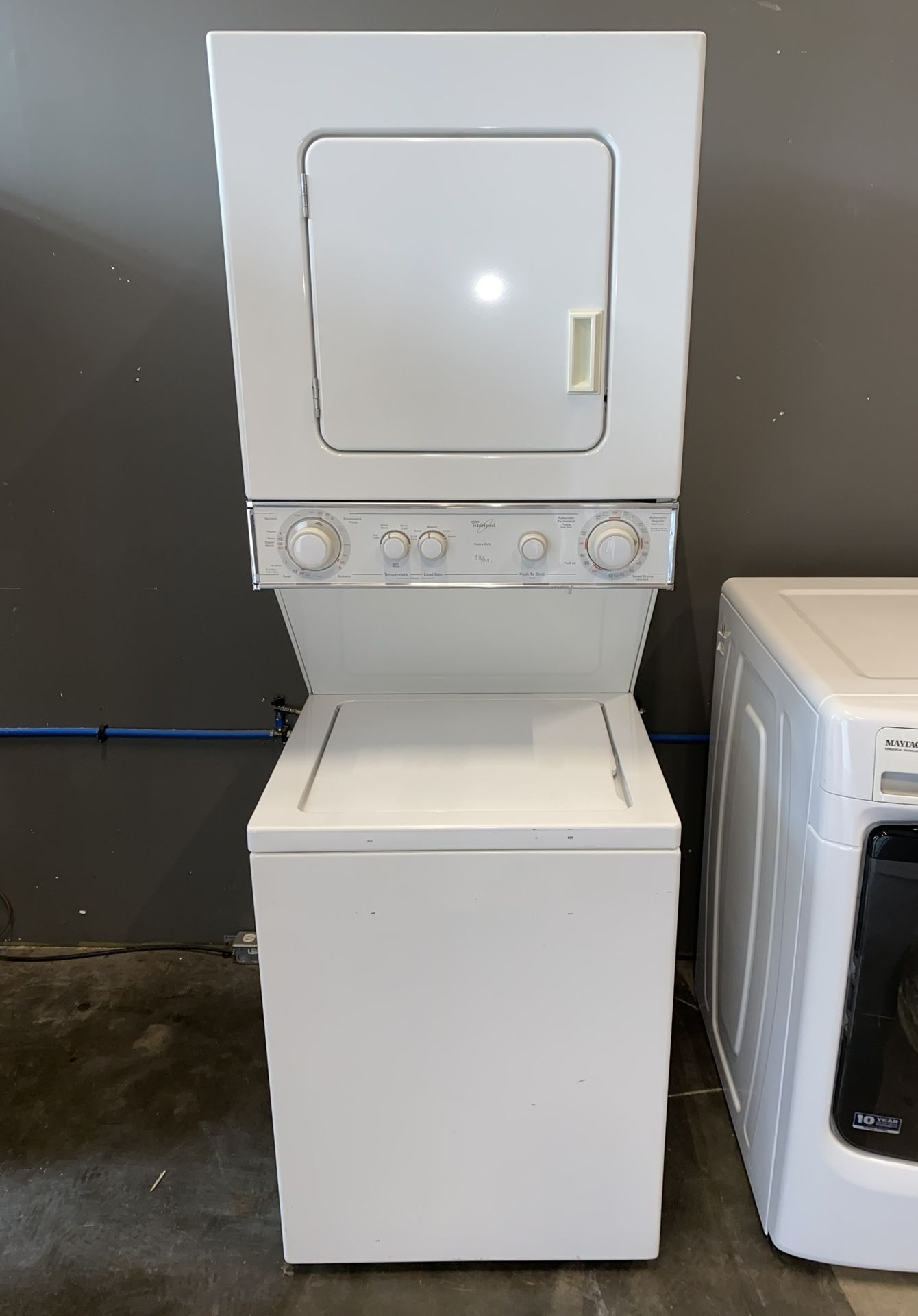 WHIRLPOOL WASHER DRYER ELECTRIC CAMBO