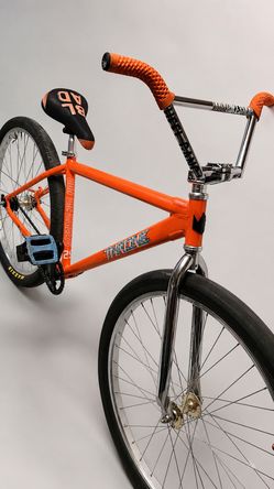 orange palm throne bike a1 all chrome