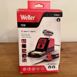 New Weller Soldering Iron 70-Watt 120-Volt Digital Soldering Station Bonus Tips