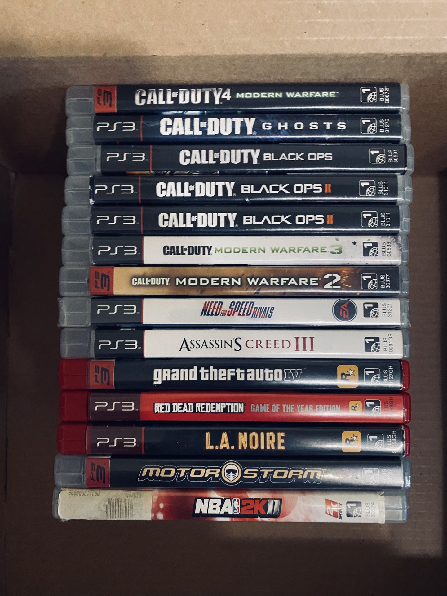 Sony Playstation 3 Ps3 CIB Games Lot Of 14 Fully Functional Adult Owned In Very Good Condition
