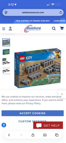 Lego train tracks