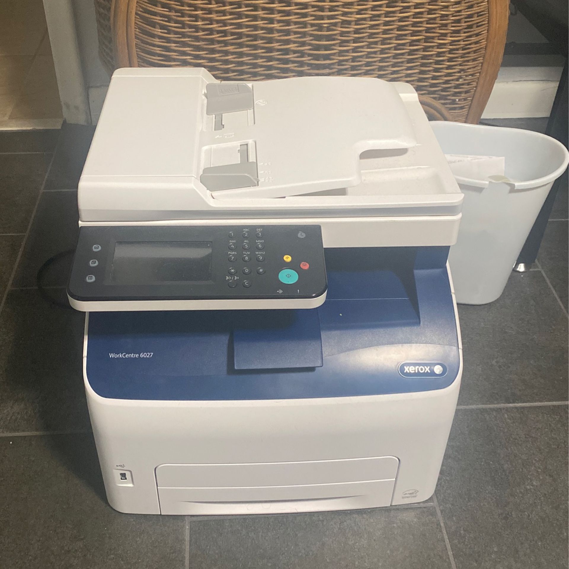 Like New Xerox WorkCentre 6027 Laser Printer With 4 Extra Toners