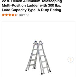 Werner 22ft 300lbs Telescosping ladder