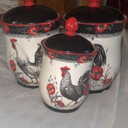Rooster Canisters
