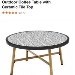 Ceramic Cooffe Table 