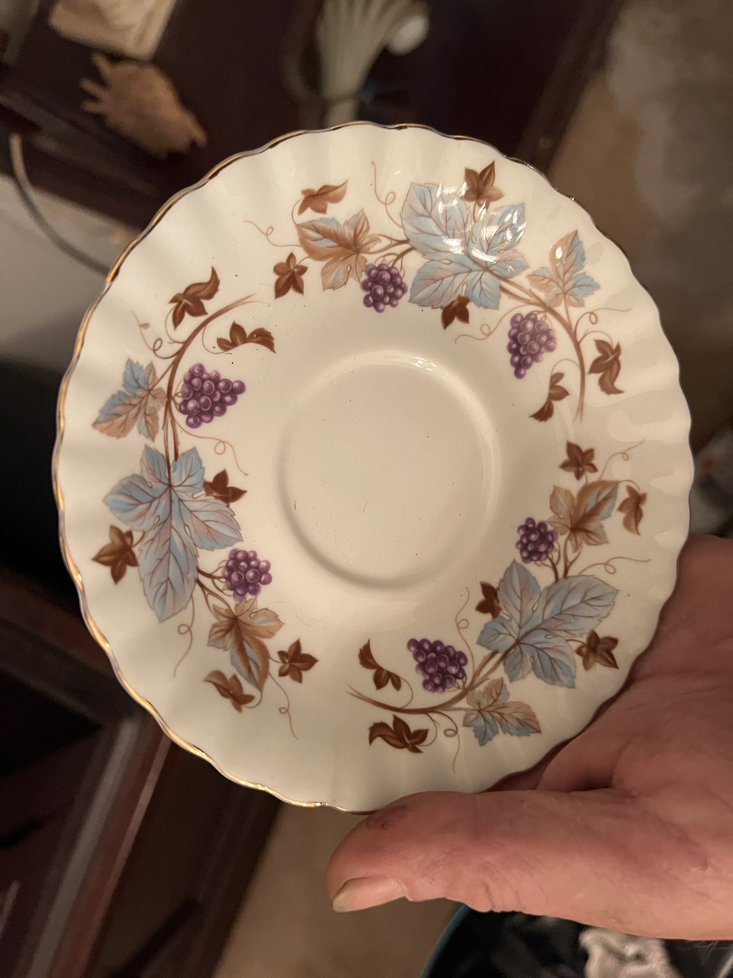 24k Trim China Plate