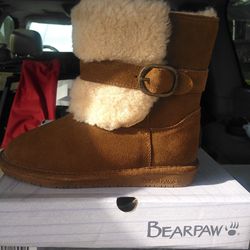 Bearpaw Brown Hickory Boots Size 6