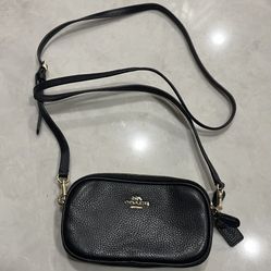 COACH Black Crossbody Pouch